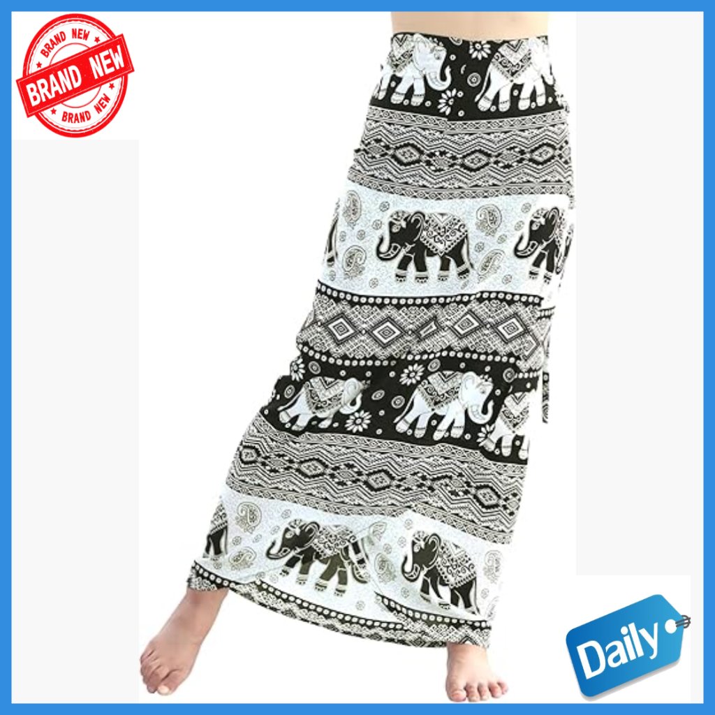 Light Viscose Rayon Wrap Skirt Beach Sarong African Art Print